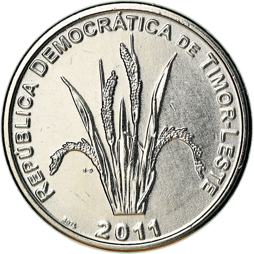 Moneta, TIMOR EAST, 5 Centavos, 2011, SPL, Acciaio ricoperto in nichel