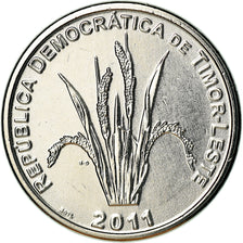 Moneta, TIMOR EAST, 5 Centavos, 2011, SPL, Acciaio ricoperto in nichel
