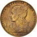 Coin, French Somaliland, 20 Francs, 1952, Paris, AU(55-58), Aluminum-Bronze