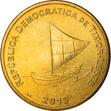 Moneta, TIMOR EAST, 25 Centavos, 2013, Lisbon, SPL, Nichel-ottone, KM:4
