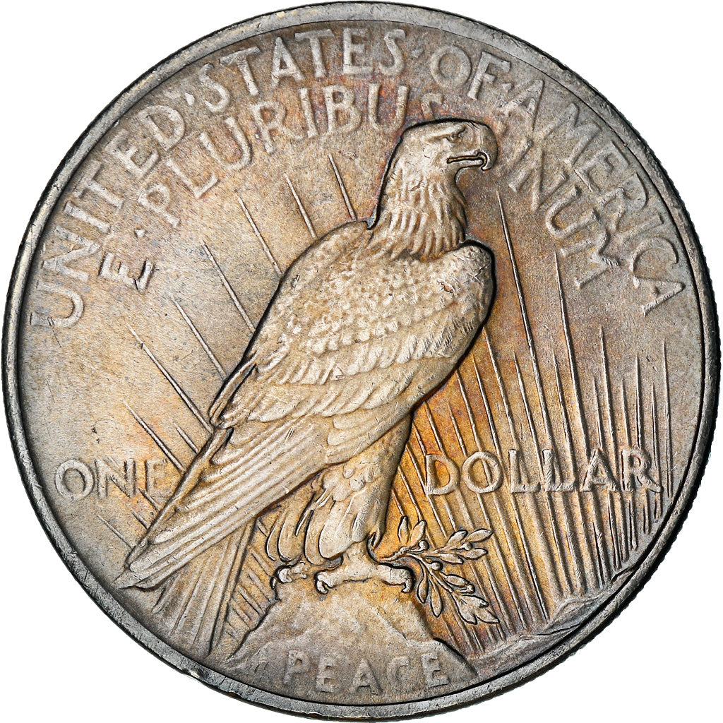 Moneta, USA, Peace Dollar, Dollar, 1923, U.S. Mint, Philadelphia, AU(55-58)