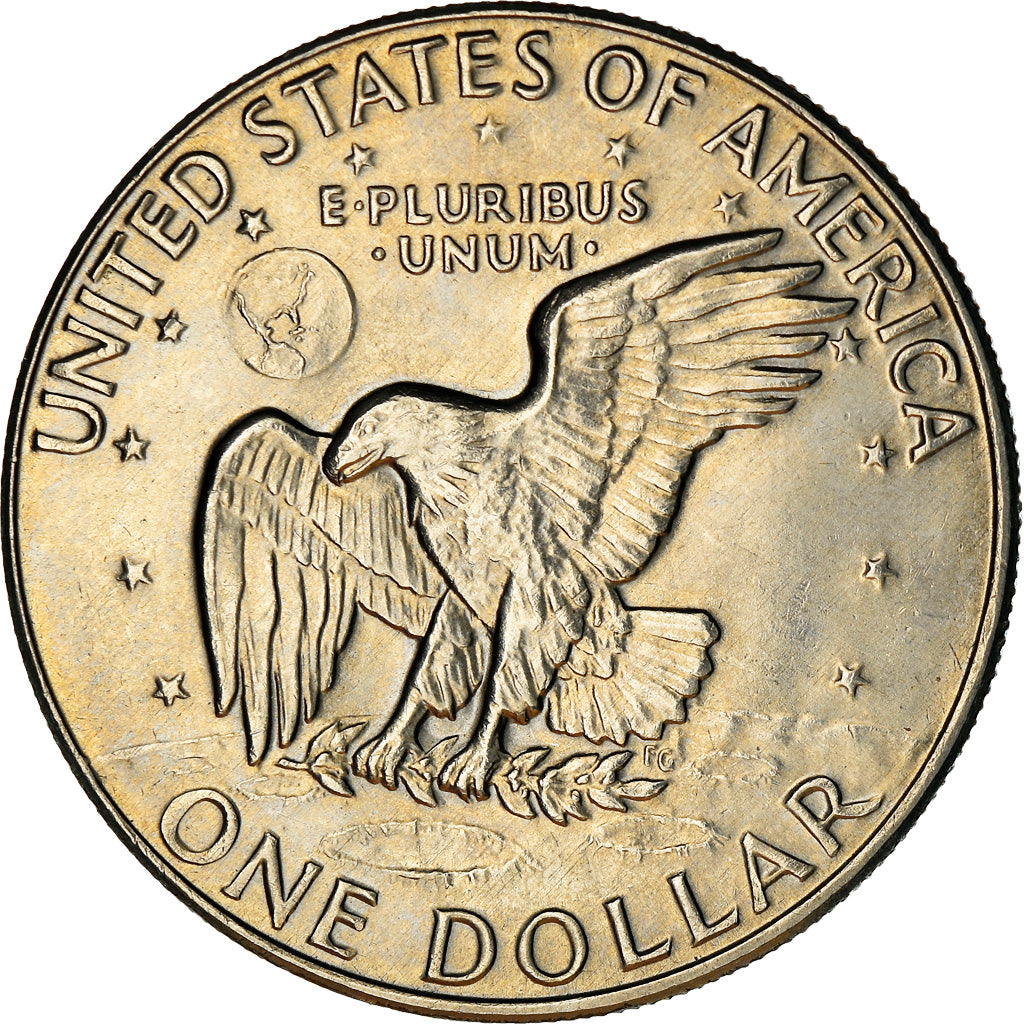Moneta, Stati Uniti, Eisenhower Dollar, Dollar, 1974, U.S. Mint, Denver, BB+