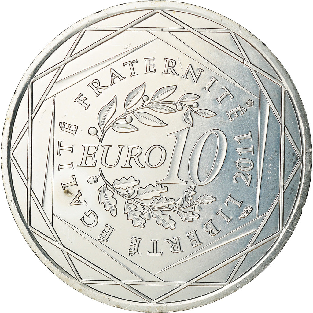 Frankreich, 10 Euro, 2011, Paris, STGL, Silber, Gadoury:EU450, KM:1726