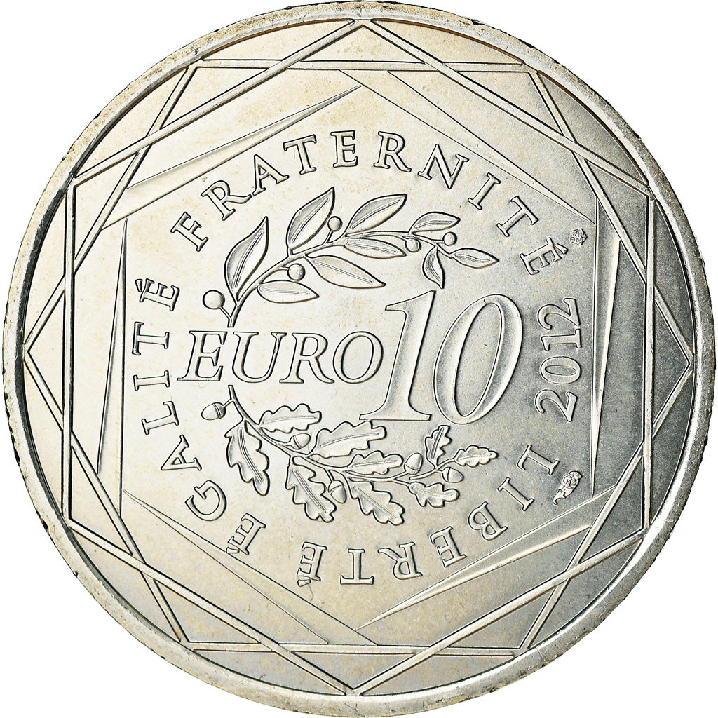 France, 10 Euro, Alsace, 2012, Paris, MS(60-62), Silver, Gadoury:EU514, KM:1870