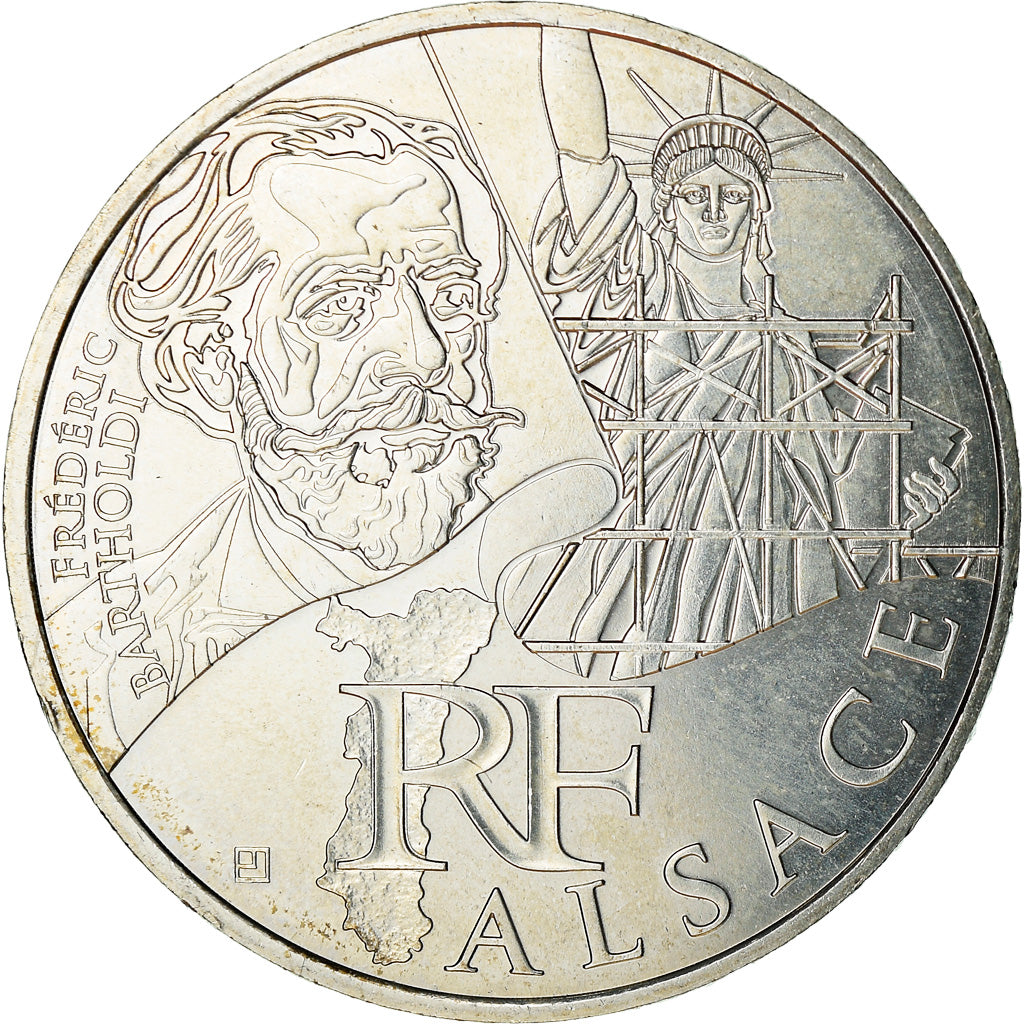 France, 10 Euro, Alsace, 2012, Paris, SUP+, Argent, Gadoury:EU514, KM:1870