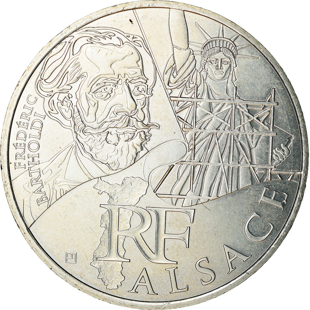 Francia, 10 Euro, Alsace, 2012, Paris, SPL, Argento, Gadoury:EU514, KM:1870