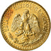 Coin, Mexico, 2 Pesos, 1945, Mexico City, MS(63), Gold, KM:461