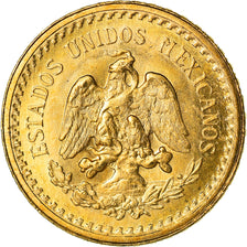 Moneta, Messico, 2-1/2 Pesos, 1945, Mexico City, SPL+, Oro, KM:463