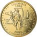 Coin, United States, Illinois, Quarter, 2003, U.S. Mint, Philadelphia, golden