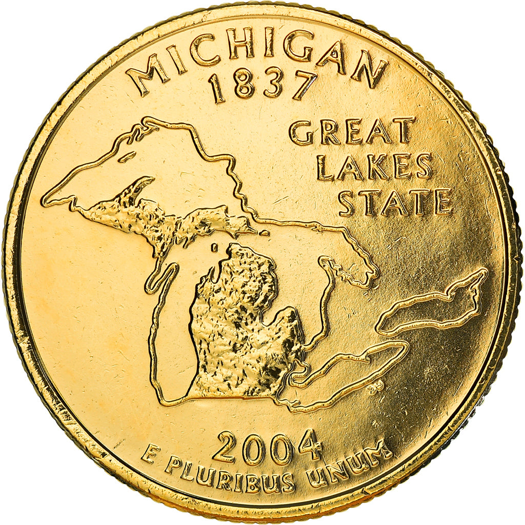 Coin, United States, Quarter, 2004, U.S. Mint, Denver, MS(63), Copper-Nickel