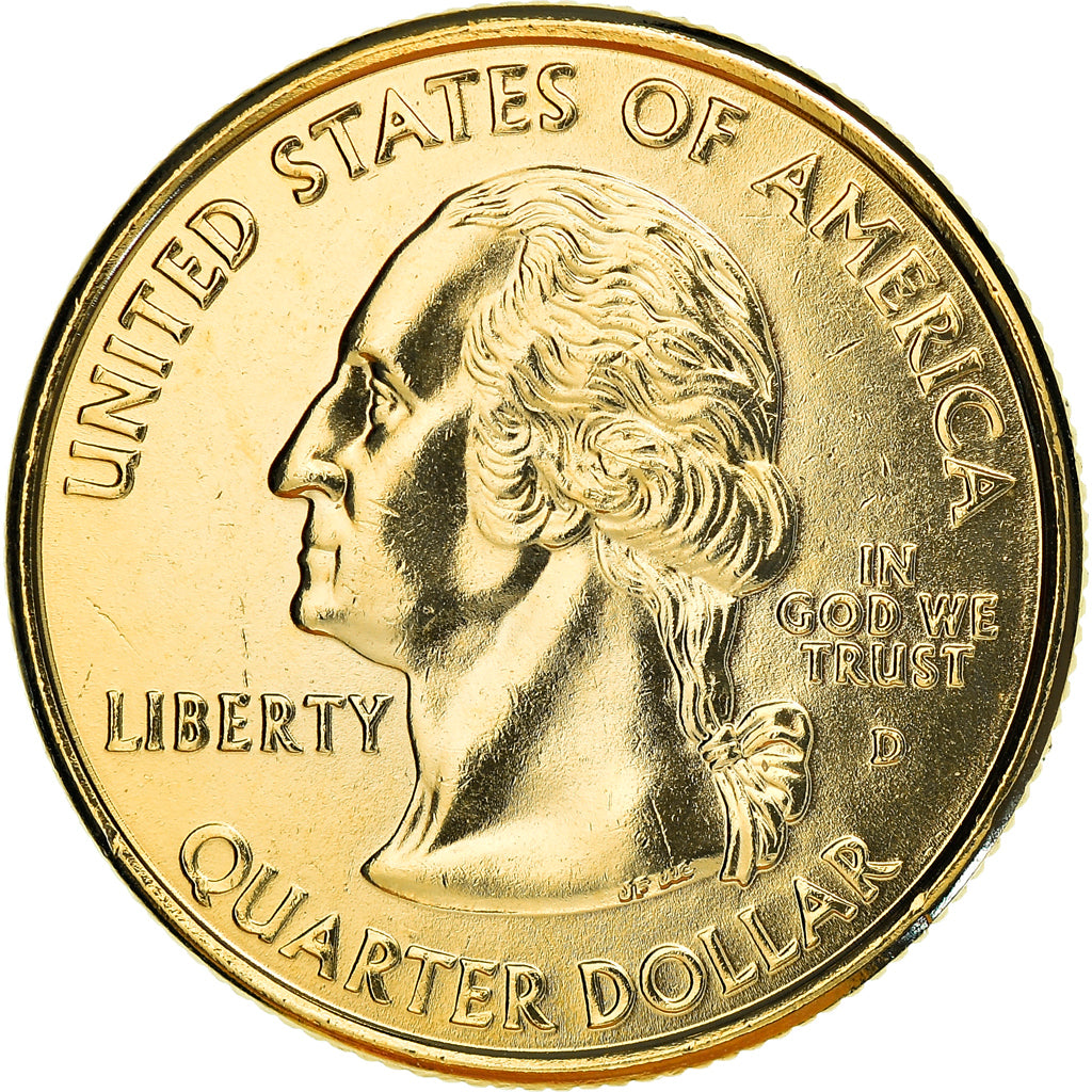 Coin, United States, Quarter, 2002, U.S. Mint, Denver, MS(60-62), Copper-Nickel