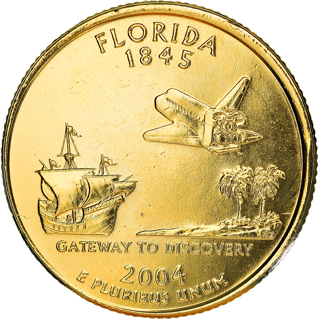 Coin, United States, Quarter, 2004, U.S. Mint, Philadelphia, MS(63)