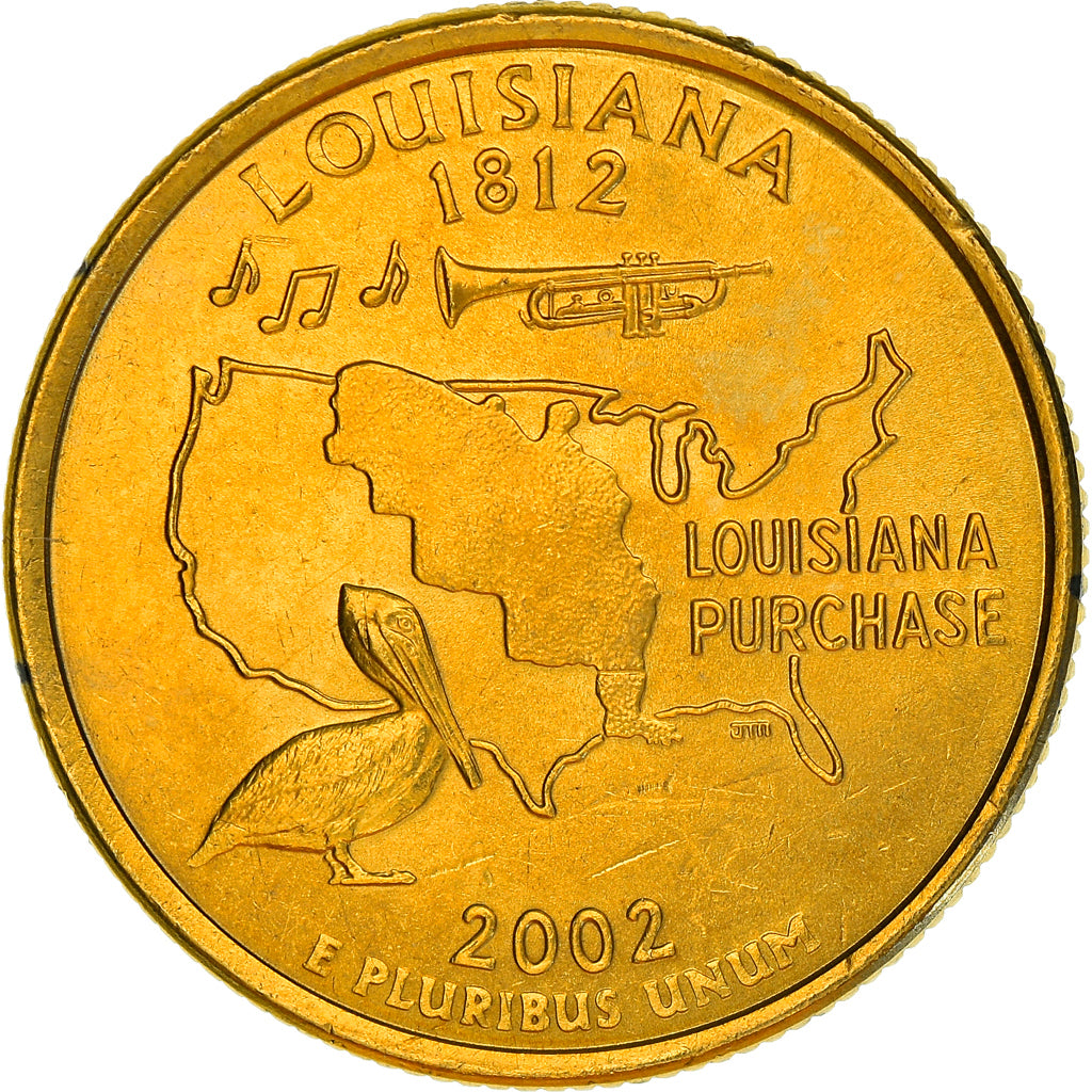 Coin, United States, Quarter, 2002, U.S. Mint, Denver, MS(60-62), Copper-Nickel