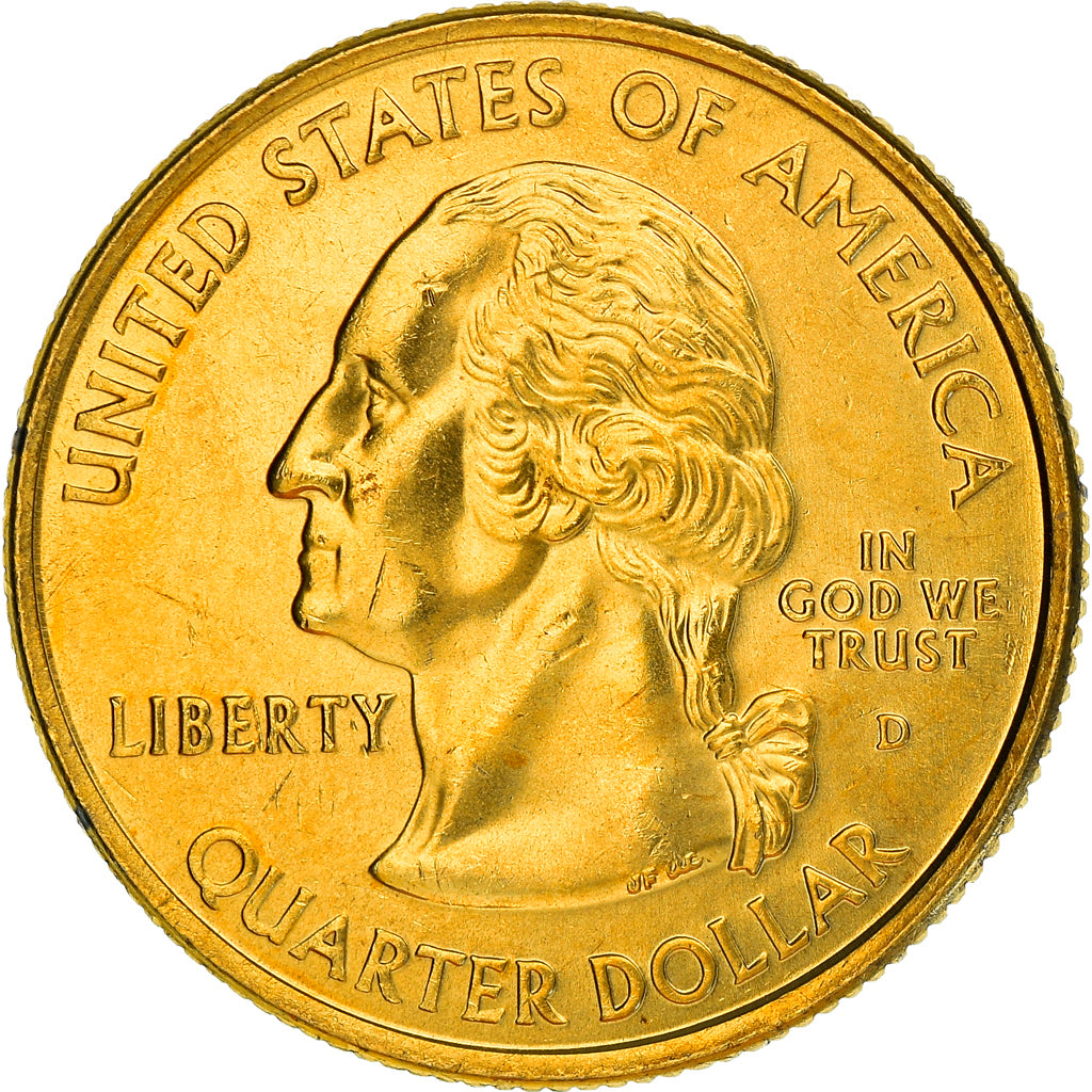 Coin, United States, Quarter, 2002, U.S. Mint, Denver, MS(60-62), Copper-Nickel