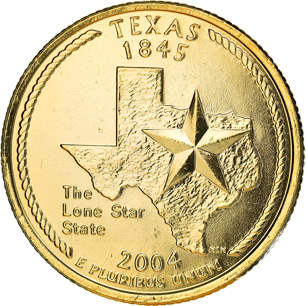 Moneta, Stati Uniti, Quarter, 2004, U.S. Mint, Denver, SPL, Rame ricoperto in