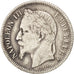 FRANCE, Napoléon III, Franc, 1866, Paris, KM #806.1, VF(30-35), Silver, Gadoury