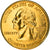 Moneta, Stati Uniti, Kentucky, Quarter, 2001, U.S. Mint, SPL, Gold plated