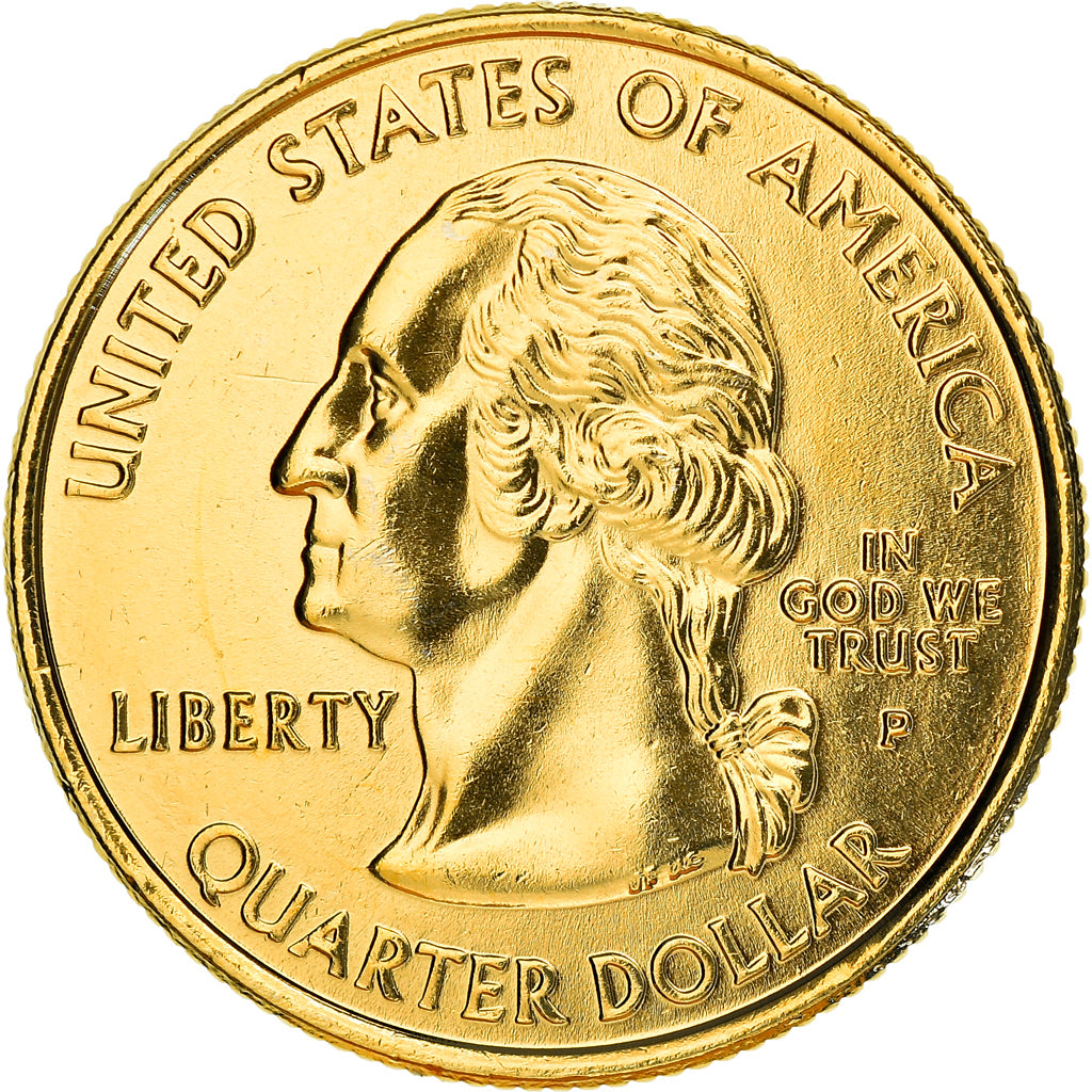 Coin, United States, Quarter, 2002, U.S. Mint, Philadelphia, MS(63)