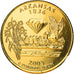 Moneta, Stati Uniti, Arkansas, Quarter, 2003, golden, SPL, Rame-nichel