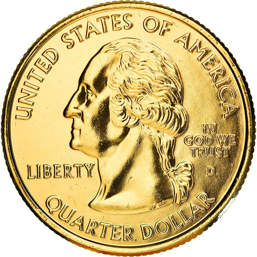 Moneta, Stati Uniti, Arkansas, Quarter, 2003, golden, SPL, Rame-nichel