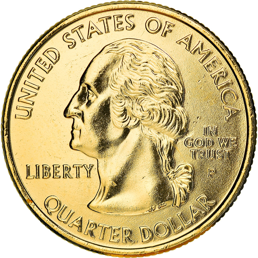 Coin, United States, Minnesota, Quarter, 2005, golden, MS(63), Copper-nickel
