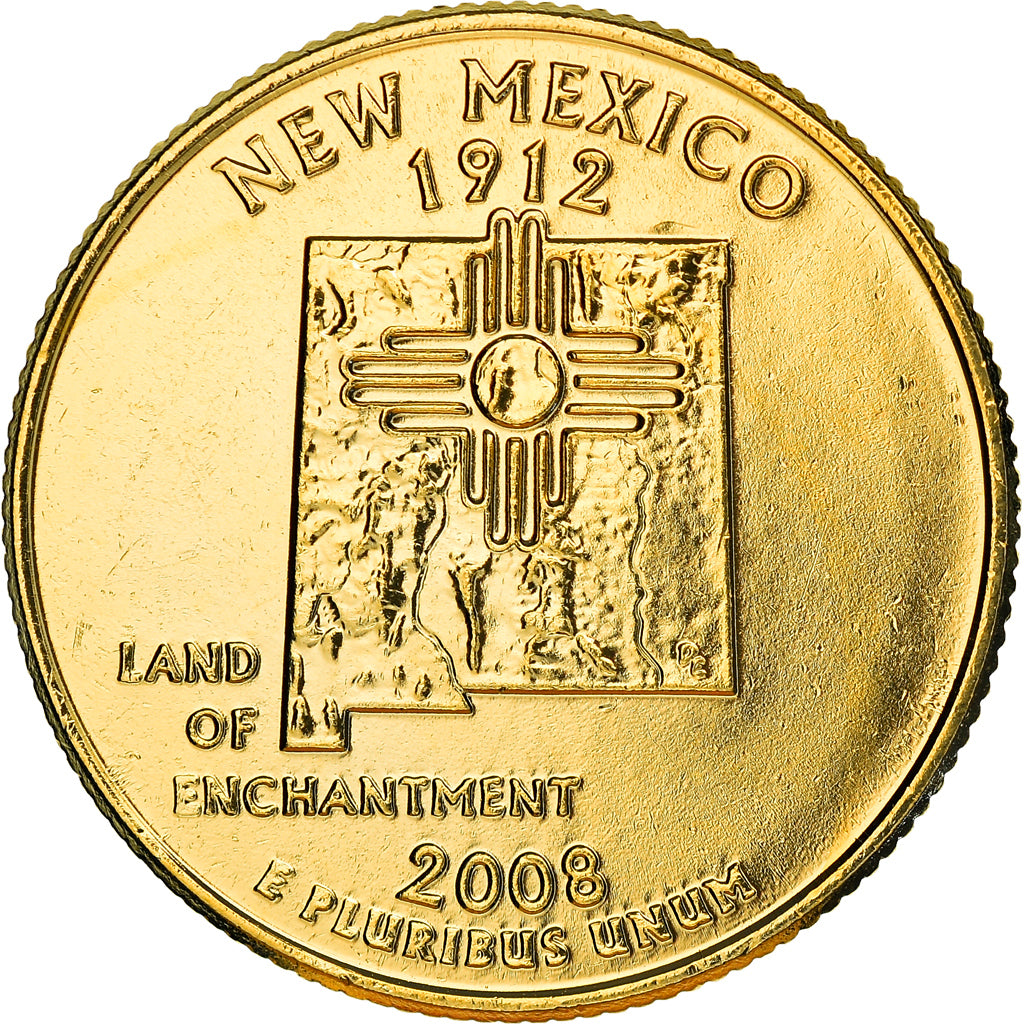 Coin, United States, Quarter, 2008, U.S. Mint, Dahlonega, MS(60-62)