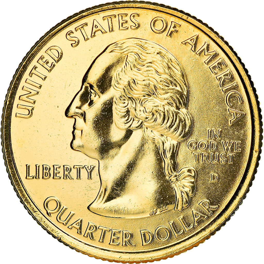 Coin, United States, Quarter, 2008, U.S. Mint, Dahlonega, MS(60-62)