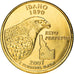 Moneta, USA, Idaho, Quarter, 2007, golden, MS(63), Miedź-Nikiel