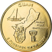 Coin, United States, Guam, Quarter, 2009, U.S. Mint, Denver, golden, MS(63)