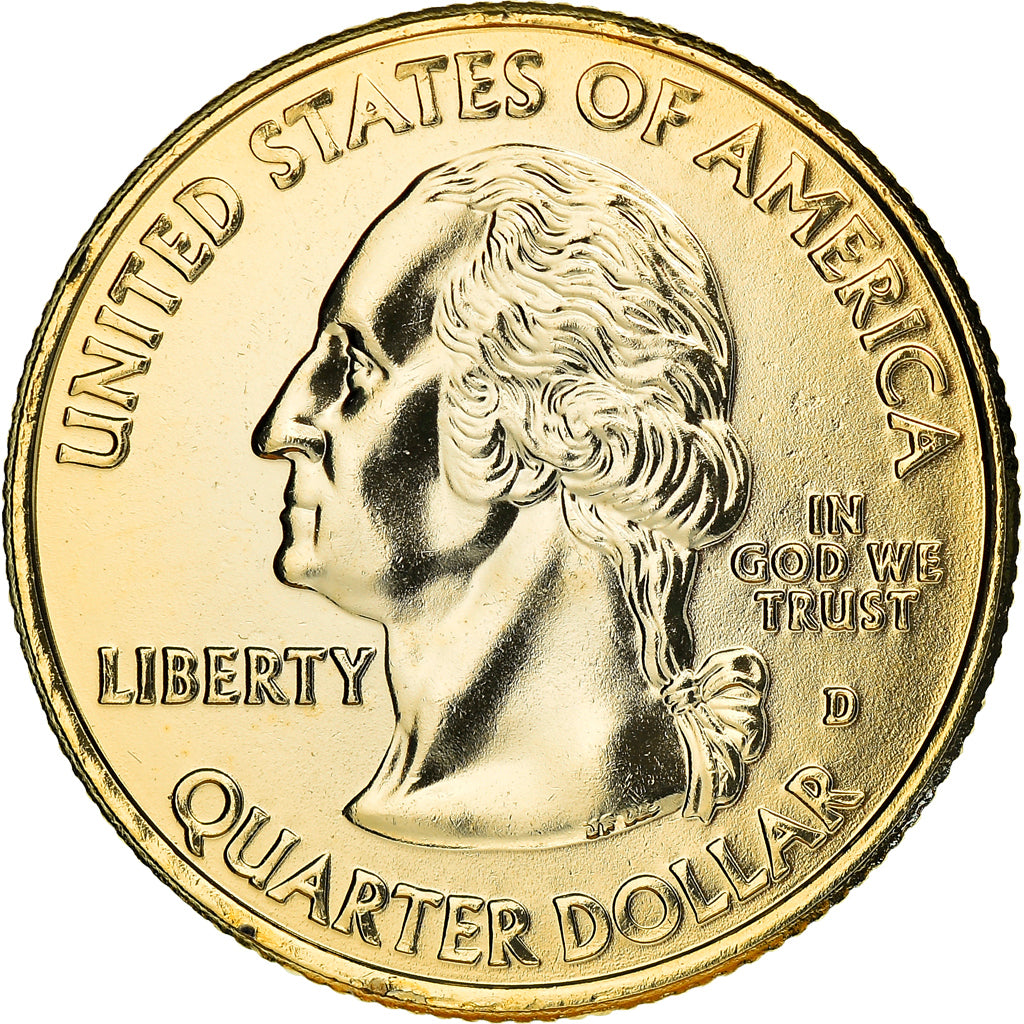 Coin, United States, Guam, Quarter, 2009, U.S. Mint, Denver, golden, MS(63)