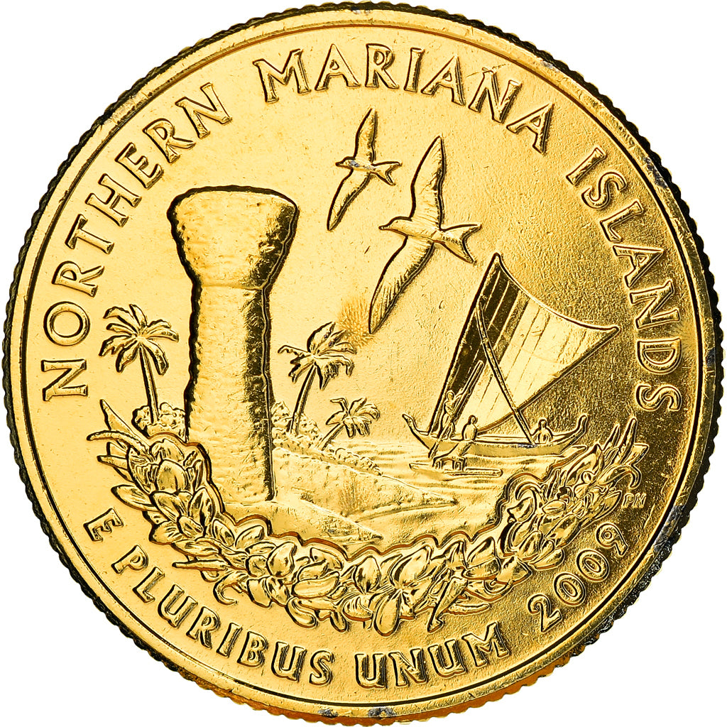 Coin, United States, Northern Mariana Islands, Quarter, 2009, U.S. Mint