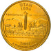 Coin, United States, Utah, Quarter, 2007, U.S. Mint, Denver, golden, MS(60-62)