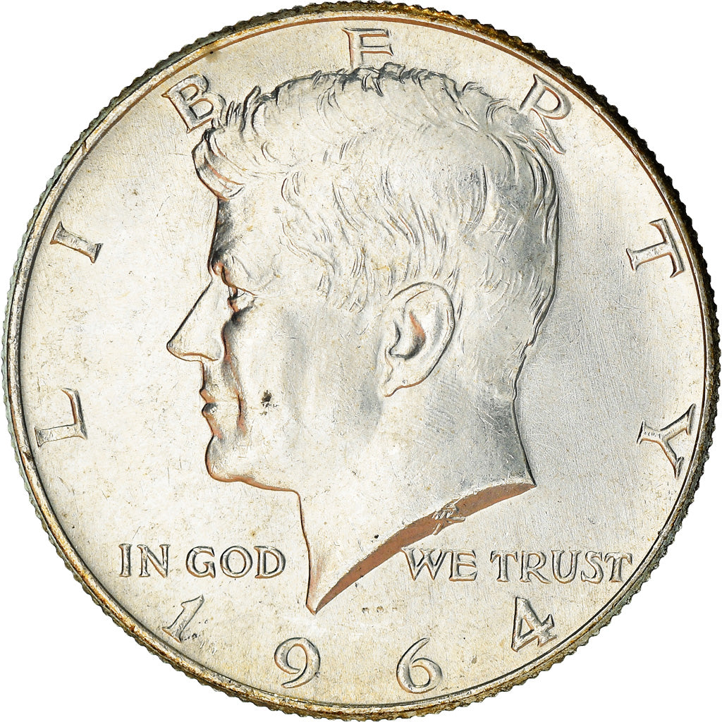 Moneta, Stati Uniti, Kennedy Half Dollar, Half Dollar, 1964, U.S. Mint