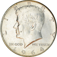 Moneta, Stati Uniti, Kennedy Half Dollar, Half Dollar, 1964, U.S. Mint