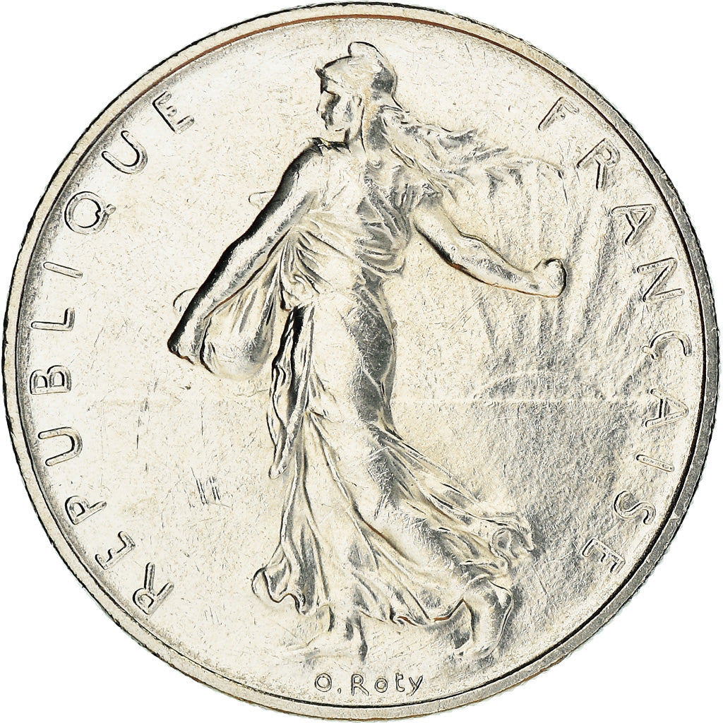 Coin, France, Semeuse, Franc, 2001, Paris, BU, MS(64), Nickel, KM:925.1