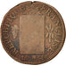 FRANCE, Sol aux balances françoise, Sol, 1793, Bayonne, KM #619.8, F(12-15), B..
