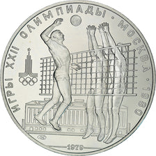 Moneta, Russia, 10 Roubles, 1979, Saint-Petersburg, Proof, FDC, Argento, KM:169