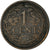 Moneta, Paesi Bassi, Wilhelmina I, Cent, 1922, MB, Bronzo, KM:152