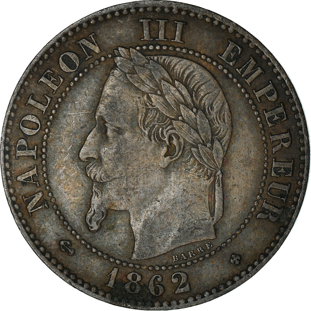 Coin, France, Napoleon III, Napoléon III, 2 Centimes, 1862, Strasbourg