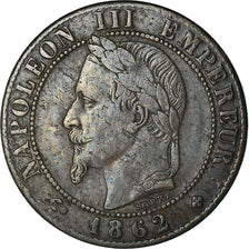 Moneta, Francia, Napoleon III, Napoléon III, Centime, 1862, Strasbourg, BB