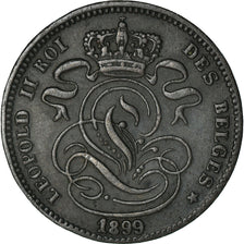 Coin, Belgium, Leopold II, Centime, 1899, VF(30-35), Copper, KM:33.1