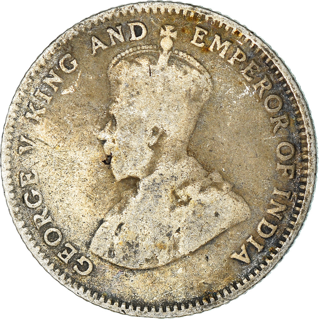 Coin, Straits Settlements, George V, 10 Cents, 1926, VF(20-25), Silver, KM:29b