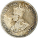 Münze, Straits Settlements, George V, 10 Cents, 1926, S, Silber, KM:29b
