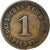 Monnaie, GERMANY - EMPIRE, Wilhelm II, Pfennig, 1908, Muldenhütten, TB, Cuivre