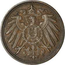 Coin, GERMANY - EMPIRE, Wilhelm II, Pfennig, 1912, Munich, VF(30-35), Copper