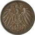 Coin, GERMANY - EMPIRE, Wilhelm II, Pfennig, 1912, Munich, VF(30-35), Copper