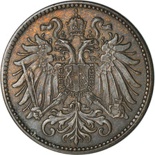 Moneta, Austria, Franz Joseph I, 2 Heller, 1899, EF(40-45), Bronze, KM:2801