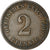Moneta, GERMANIA - IMPERO, Wilhelm II, 2 Pfennig, 1907, Berlin, MB, Rame, KM:16