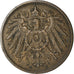 Moneta, GERMANIA - IMPERO, Wilhelm II, 2 Pfennig, 1911, Karlsruhe, BB, Rame