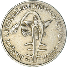 Münze, West African States, 50 Francs, 1995, SS, Copper-nickel, KM:6